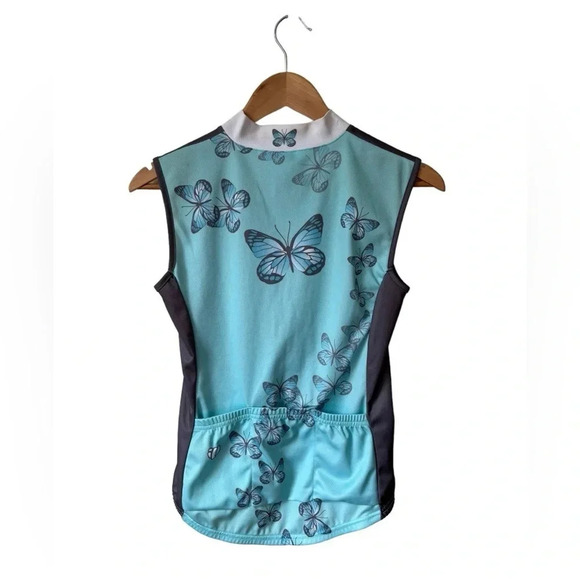 Pearl Izumi PI Originals Butterfly Zip Cycling Jersey Sleeveless Women’s Size S - Picture 3 of 11